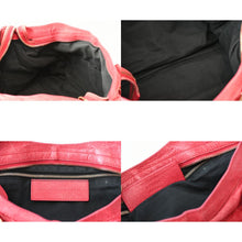 画像をギャラリービューアに読み込む, BALENCIAGA Giant City バレンシアガ ジャイアント シティ 2WAYバッグ 281770 レザー ピンク ゴールド金具 美品 中古 4b013414