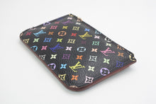 画像をギャラリービューアに読み込む, LOUIS VUITTON ルイヴィトン ポシェット クレ コインケース M93735 モノグラム マルチカラー PVC レザー ゴールド金具 美品 中古 4b013432