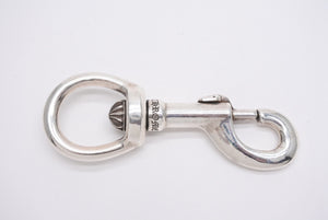 極美品 CHROME HEARTS クロムハーツ CLIP SWIVEL XL フレアニーレバー クリップスイベル XL キーチェーン 119.6g シルバー 中古 4b013146