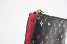 画像をギャラリービューアに読み込む, LOUIS VUITTON ルイヴィトン ポシェット クレ コインケース M93735 モノグラム マルチカラー PVC レザー ゴールド金具 美品 中古 4b013432