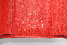 画像をギャラリービューアに読み込む, LOUIS VUITTON ルイヴィトン ポルトフォイユ ヴィクトリーヌ 二つ折り財布 M81865 モノグラム ドットペイント 草間彌生 美品 中古 4b013440