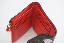 画像をギャラリービューアに読み込む, LOUIS VUITTON ルイヴィトン ポルトフォイユ ヴィクトリーヌ 二つ折り財布 M81865 モノグラム ドットペイント 草間彌生 美品 中古 4b013440