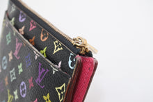 画像をギャラリービューアに読み込む, LOUIS VUITTON ルイヴィトン ポシェット クレ コインケース M93735 モノグラム マルチカラー PVC レザー ゴールド金具 美品 中古 4b013432