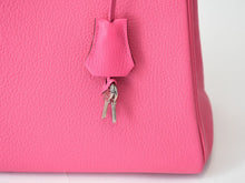 Load image into Gallery viewer, 極美品 HERMES エルメス KELLY ケリー 32 内縫い 2WAYハンドバッグ シェーブル ピンク系 シルバー金具 □Q刻印 中古 4b013426