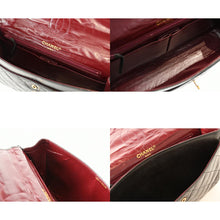 Load image into Gallery viewer, CHANEL シャネル マトラッセ Wフラップ Wチェーンショルダーバッグ A2800 2番台 ラムスキン ココマーク ブラック パリ限定 美品 中古 4b013463