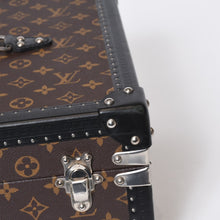 画像をギャラリービューアに読み込む, 極美品 LOUIS VUITTON ルイヴィトン モノグラムマカサー ウォッチトランクケース ブラウン ブラック マルーン シルバー金具 SPO 中古 4b013474