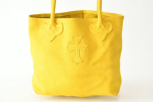 画像をギャラリービューアに読み込む, CHROME HEARTS クロムハーツ FS TOTE FSトートバッグ CHクロスパッチ ダガージップ ブルー シルバー925 シルバー金具 美品 中古 4b013483