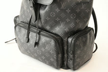 画像をギャラリービューアに読み込む, 極美品 LOUIS VUITTON ルイ ヴィトン トリオ バックパック モノグラム エクリプス キャンバス カーフ M45538 ブラック 中古 4b013430
