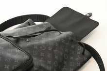 画像をギャラリービューアに読み込む, 極美品 LOUIS VUITTON ルイ ヴィトン トリオ バックパック モノグラム エクリプス キャンバス カーフ M45538 ブラック 中古 4b013430