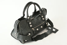 画像をギャラリービューアに読み込む, BALENCIAGA バレンシアガ Giant City ジャイアント シティ 2WAYバッグ 173084 カーキ シルバー金具 美品 中古 4b013418