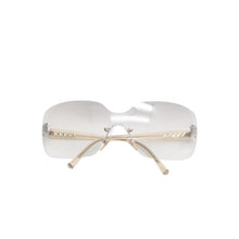 Load image into Gallery viewer, CHANEL シャネル サングラス アイウェア 4029 c.159/6I サイズ120 ココマーク クリア シルバー 美品 中古 4b013444