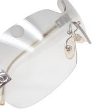 Load image into Gallery viewer, CHANEL シャネル サングラス アイウェア 4029 c.159/6I サイズ120 ココマーク クリア シルバー 美品 中古 4b013444