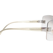 Load image into Gallery viewer, CHANEL シャネル サングラス アイウェア 4029 c.159/6I サイズ120 ココマーク クリア シルバー 美品 中古 4b013444