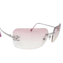 Load image into Gallery viewer, 極美品 CHANEL シャネル リムレス サングラス アイウェア 40017c.124/58 サイズ62□17 120 ピンク 中古 4b013490