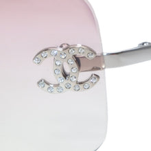 Load image into Gallery viewer, 極美品 CHANEL シャネル リムレス サングラス アイウェア 40017c.124/58 サイズ62□17 120 ピンク 中古 4b013490