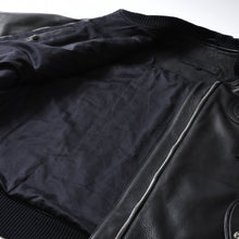 Load image into Gallery viewer, 新品同様 CHROME HEARTS クロムハーツ Letterman レターマン スタジャン レザージャケット サイズXL 中古 4b013506