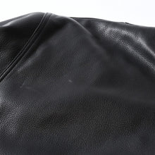 Load image into Gallery viewer, 新品同様 CHROME HEARTS クロムハーツ Letterman レターマン スタジャン レザージャケット サイズXL 中古 4b013506