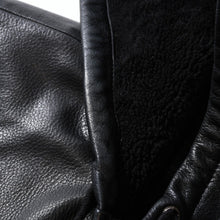 Load image into Gallery viewer, 極美品 CHROME HEARTS クロムハーツ 2025年 レザーフーデッドコート サイズL BSフレアパッチ セメタリークロスパッチ ダガージップ 中古 4b013505