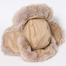 Load image into Gallery viewer, 極美品 BURBERRY バーバリー フェイクファートリム イヤーフラップ トラッパーハット フライトキャップ 8077174 サイズM 中古 4b013351
