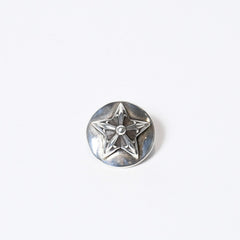 極美品 CHROME HEARTS クロムハーツ スターボタン ヘアバンド コンチョ 重量約14.58g 1992/08/2008/.925刻印 シルバー925 中古 4b013628