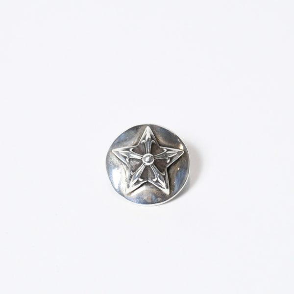 極美品 CHROME HEARTS クロムハーツ スターボタン ヘアバンド コンチョ 重量約14.58g 1992/08/2008/.925刻印 シルバー925 中古 4b013628