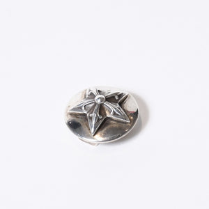 極美品 CHROME HEARTS クロムハーツ スターボタン ヘアバンド コンチョ 重量約14.58g 1992/08/2008/.925刻印 シルバー925 中古 4b013628