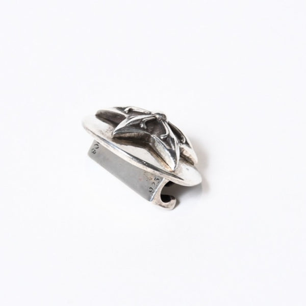 極美品 CHROME HEARTS クロムハーツ スターボタン ヘアバンド コンチョ 重量約14.58g 1992/08/2008/.925刻印 シルバー925 中古 4b013628