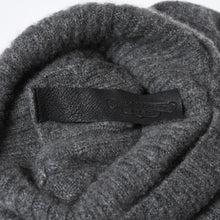 Load image into Gallery viewer, 極美品 CHROME HEARTS クロムハーツ カシミヤ ハイネックニットセーター サイズM CHクロスパッチ 7パッチ サイドダガージップ 中古 4b013649