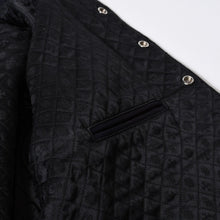 Load image into Gallery viewer, 極美品 CHROME HEARTS クロムハーツ チェック CPO 長袖ネルシャツ サイズL クロスボールボタン ネイビー ブラウン 中古 4b013650