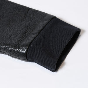 CHROME HEARTS クロムハーツ Y NOT スウェットシャツ サイズM セメタリークロスパッチ CHプラスパッチ レザー ブラック 美品 中古 4b013665