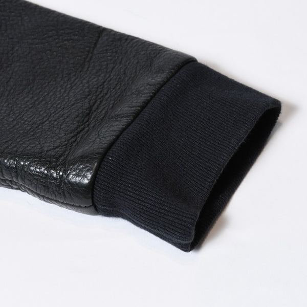 CHROME HEARTS クロムハーツ Y NOT スウェットシャツ サイズM セメタリークロスパッチ CHプラスパッチ レザー ブラック 美品 中古 4b013665