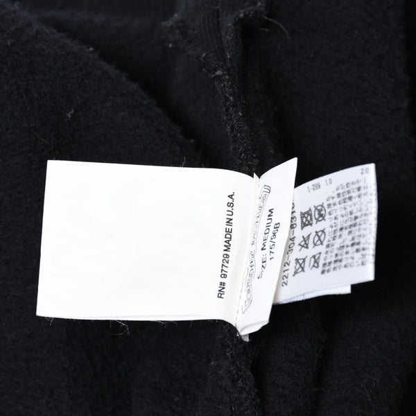 CHROME HEARTS クロムハーツ Y NOT スウェットシャツ サイズM セメタリークロスパッチ CHプラスパッチ レザー ブラック 美品 中古 4b013665