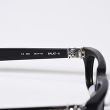Load image into Gallery viewer, CHROME HEARTS クロムハーツ SPLAT-A 伊達メガネ アイウェア サイズ55ロ17-143 BSフレア アセテート シルバー925 美品 中古 4b013744