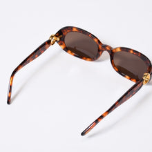 Load image into Gallery viewer, CARTIER カルティエ サングラス アイウェア T8200420 サイズ53□19 130 GP メタル アセテート べっ甲カラー ブラウン 美品 中古 4b013655