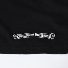 Load image into Gallery viewer, CHROME HEARTS クロムハーツ ロゴ プリントTシャツ サイズS ヴィンダガー ブラック コットン 美品 中古 4b013683