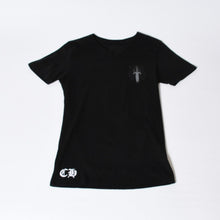 Load image into Gallery viewer, CHROME HEARTS クロムハーツ ロゴ プリントTシャツ サイズS ヴィンダガー ブラック コットン 美品 中古 4b013683