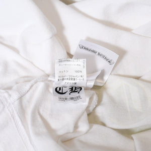 CHROME HEARTS クロムハーツ ロゴ プリントTシャツ サイズM ホワイト ネオン コットン 美品 中古 4b013684