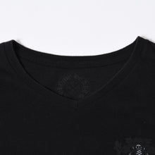 Load image into Gallery viewer, CHROME HEARTS クロムハーツ ロゴ プリントTシャツ サイズS ヴィンダガー ブラック コットン 美品 中古 4b013683