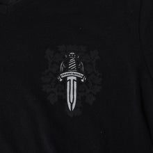 Load image into Gallery viewer, CHROME HEARTS クロムハーツ ロゴ プリントTシャツ サイズS ヴィンダガー ブラック コットン 美品 中古 4b013683