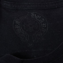 Load image into Gallery viewer, CHROME HEARTS クロムハーツ スター ホースシュー 半袖VネックTシャツ サイズM ブラック コットン 美品 中古 4b013690