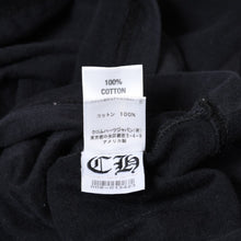 Load image into Gallery viewer, CHROME HEARTS クロムハーツ スター ホースシュー 半袖VネックTシャツ サイズM ブラック コットン 美品 中古 4b013690
