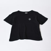 Load image into Gallery viewer, CHROME HEARTS クロムハーツ 氷室 コラボ ロゴ プリント Tシャツ サイズFREE ブラック コットン 美品 中古 4b013686
