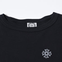 Load image into Gallery viewer, CHROME HEARTS クロムハーツ 氷室 コラボ ロゴ プリント Tシャツ サイズFREE ブラック コットン 美品 中古 4b013686