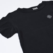 Load image into Gallery viewer, CHROME HEARTS クロムハーツ 氷室 コラボ ロゴ プリント Tシャツ サイズFREE ブラック コットン 美品 中古 4b013686