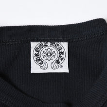 Load image into Gallery viewer, CHROME HEARTS クロムハーツ 氷室 コラボ ロゴ プリント Tシャツ サイズFREE ブラック コットン 美品 中古 4b013686