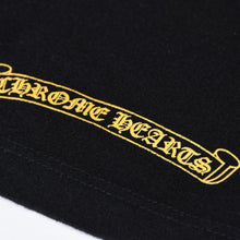 Load image into Gallery viewer, CHROME HEARTS クロムハーツ VINE DAGGER ヴァインダガー 半袖Tシャツ サイズM プリント ブラック イエロー 美品 中古 4b013689