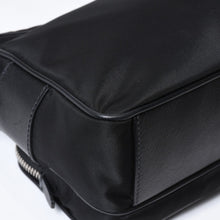 Load image into Gallery viewer, 極美品 PRADA プラダ トライアングルロゴ ショルダーバッグ 1BH010 イタリア製 ナイロン ブラック シルバー金具 中古 4b013695