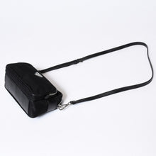 Load image into Gallery viewer, 極美品 PRADA プラダ トライアングルロゴ ショルダーバッグ 1BH010 イタリア製 ナイロン ブラック シルバー金具 中古 4b013695