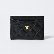Load image into Gallery viewer, 極美品 CHANEL シャネル マトラッセ ココマーク カードケース AP0213 ランダム番台 ブラック キャビアスキン 中古 4b013729