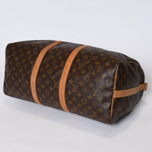 Load image into Gallery viewer, LOUIS VUITTON ルイヴィトン モノグラム キーポルバンドリエール50 ブラウン M41416 ボストンバッグ 美品 中古 4b013709